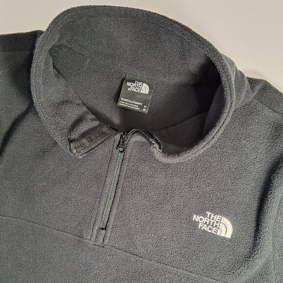 The North Face Tops - The North Face Black Fleece 1/4 Zip Sweater